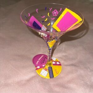 Lolita Martini Glass “Birthday Girl”